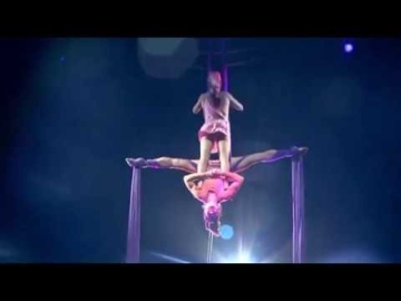 Duo Skyline aerial silks
